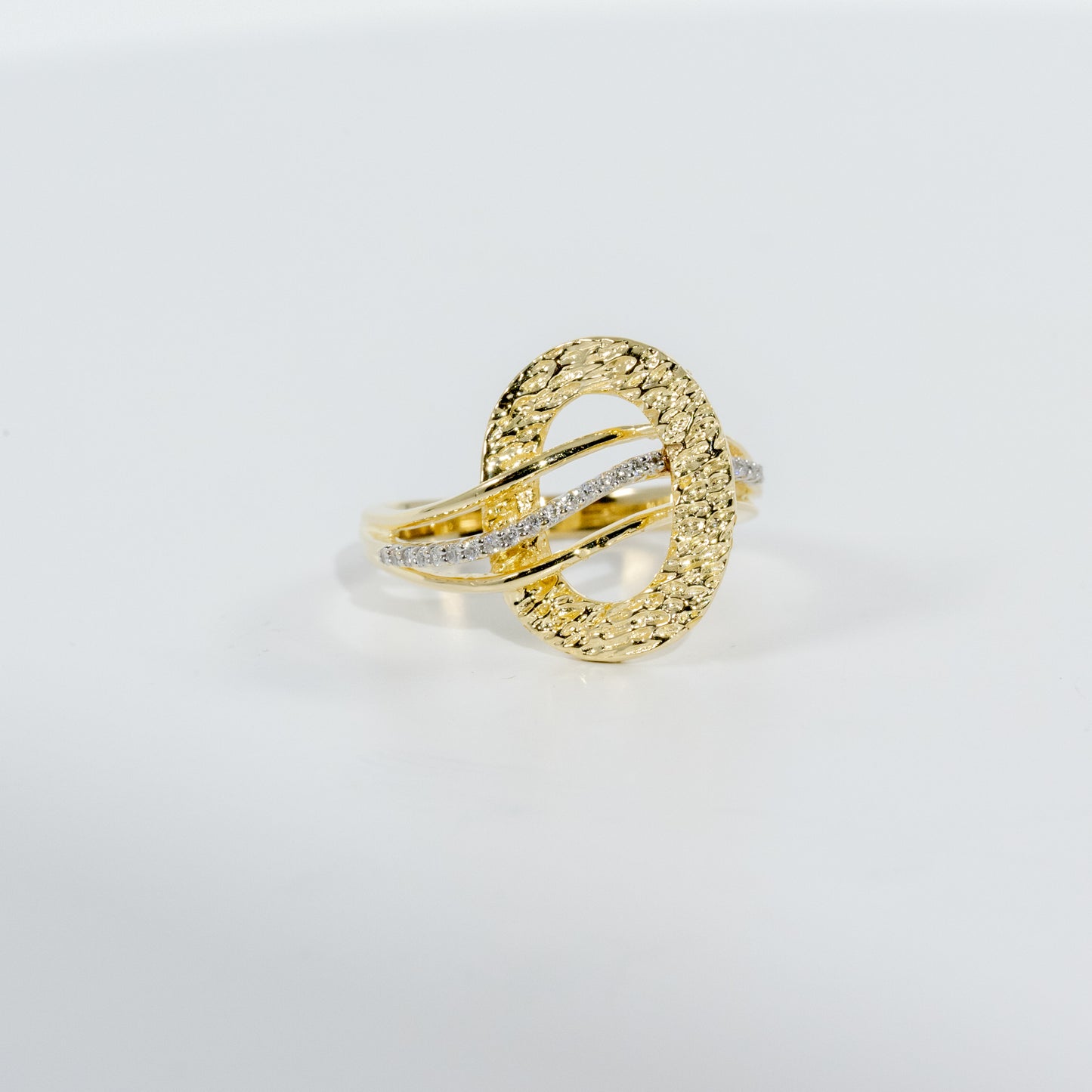 14kt Yellow Gold Diamond Ladies Ring