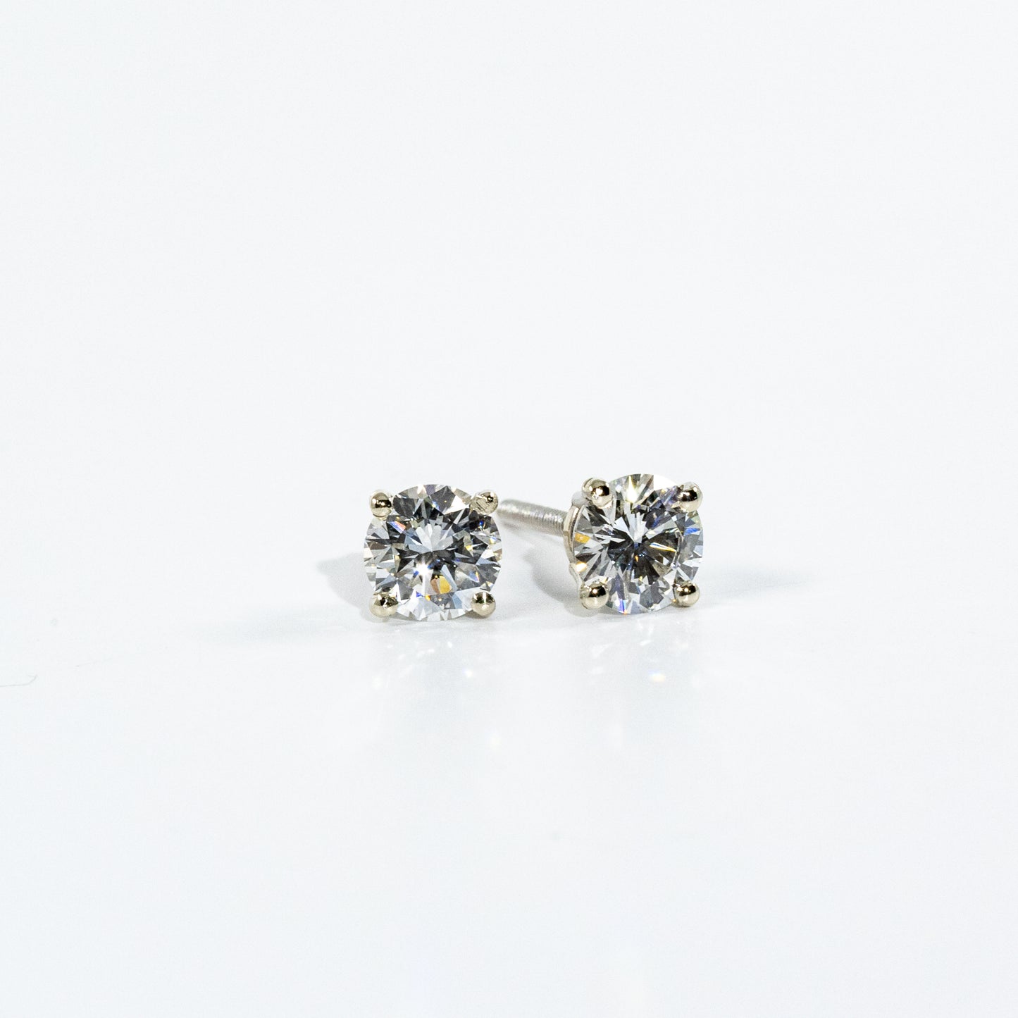 14kt White Gold Diamond Earring 1.20ct