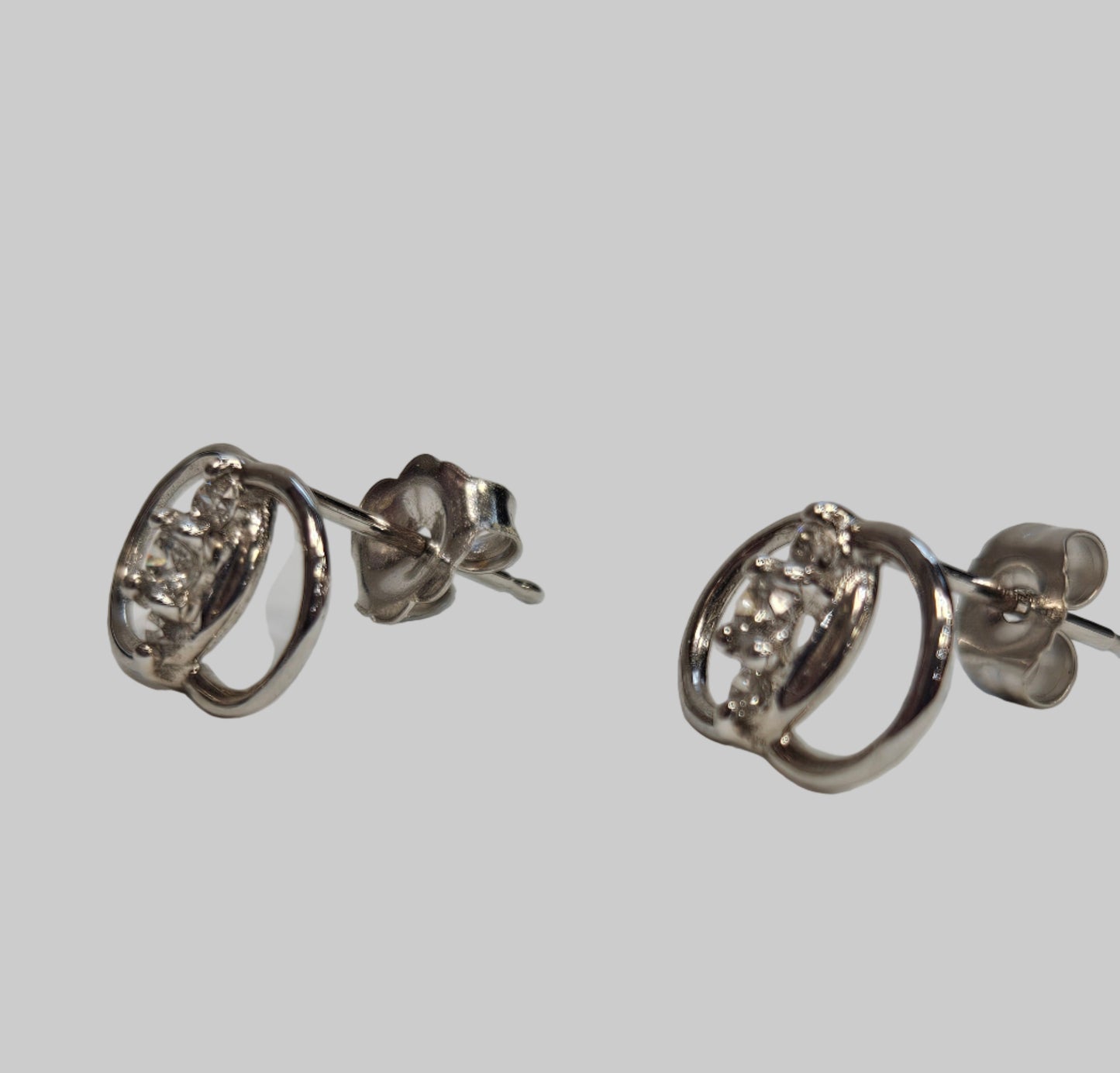 14k White Gold Diamond .25 ctw Earrings