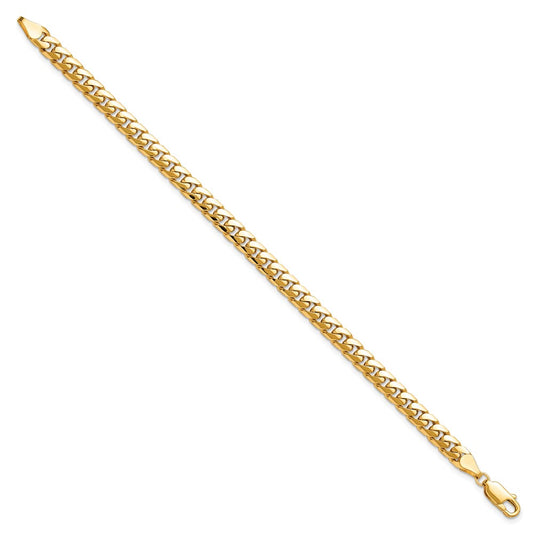 14k 5mm Solid Miami Cuban Bracelet