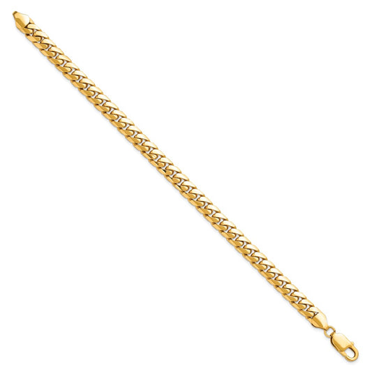 14k 6.75mm Solid Miami Cuban Bracelet
