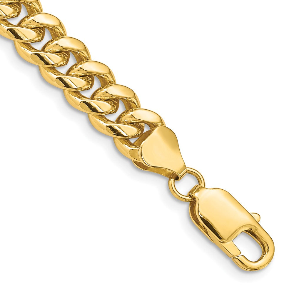 14k 6.75mm Solid Miami Cuban Bracelet