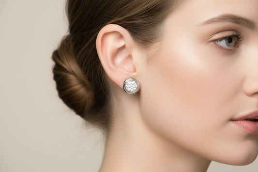 14K WHITE GOLD DIAMOND 0.33 CTW EARRINGS