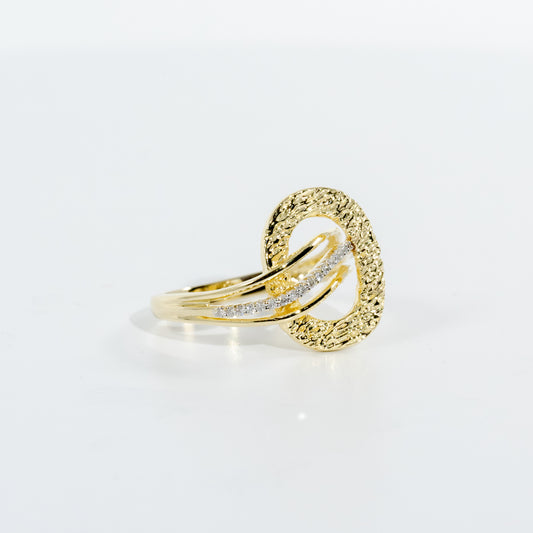 14kt Yellow Gold Diamond Ladies Ring