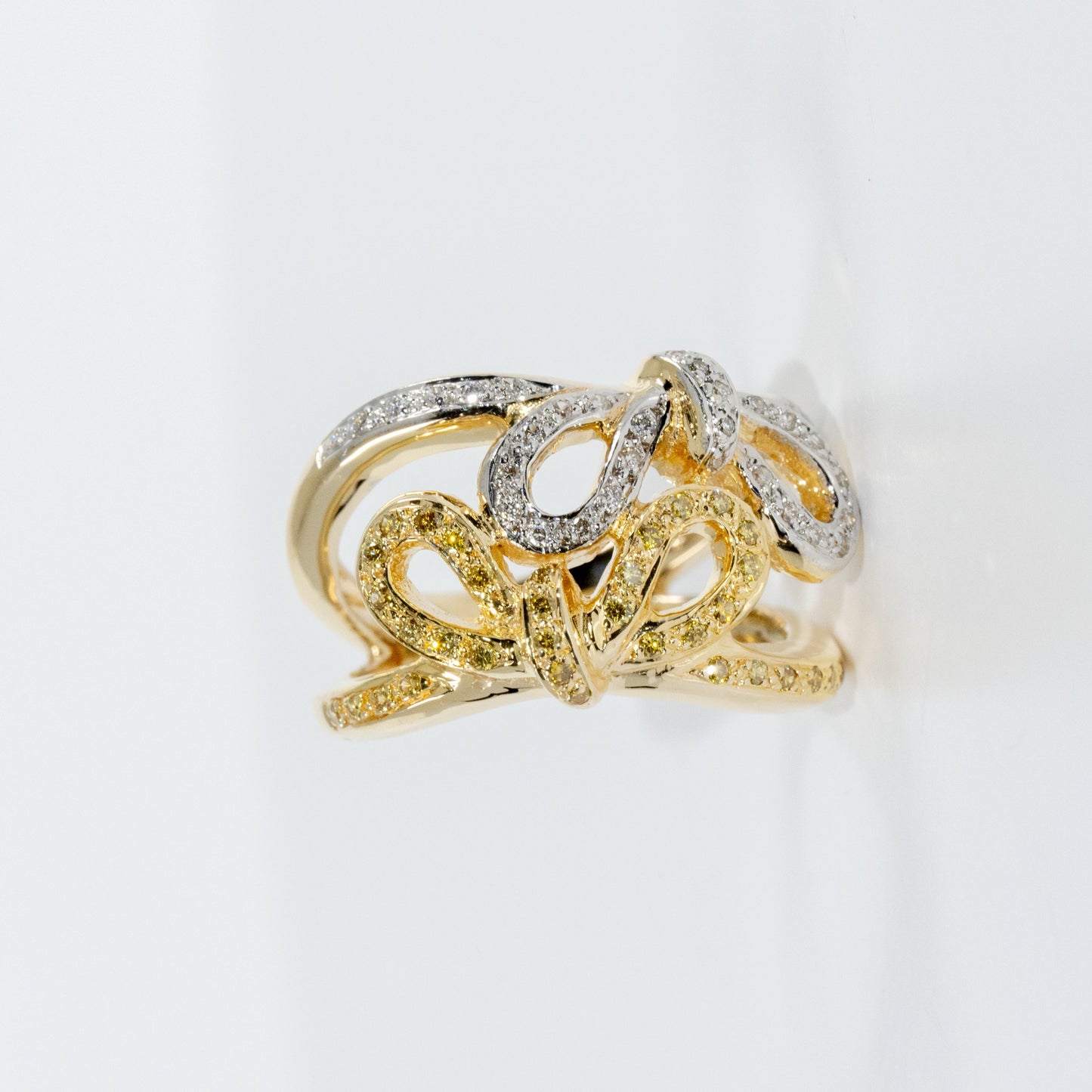 14kt Yellow Gold Diamond Ladies Ring