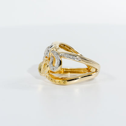 14kt Yellow Gold Diamond Ladies Ring