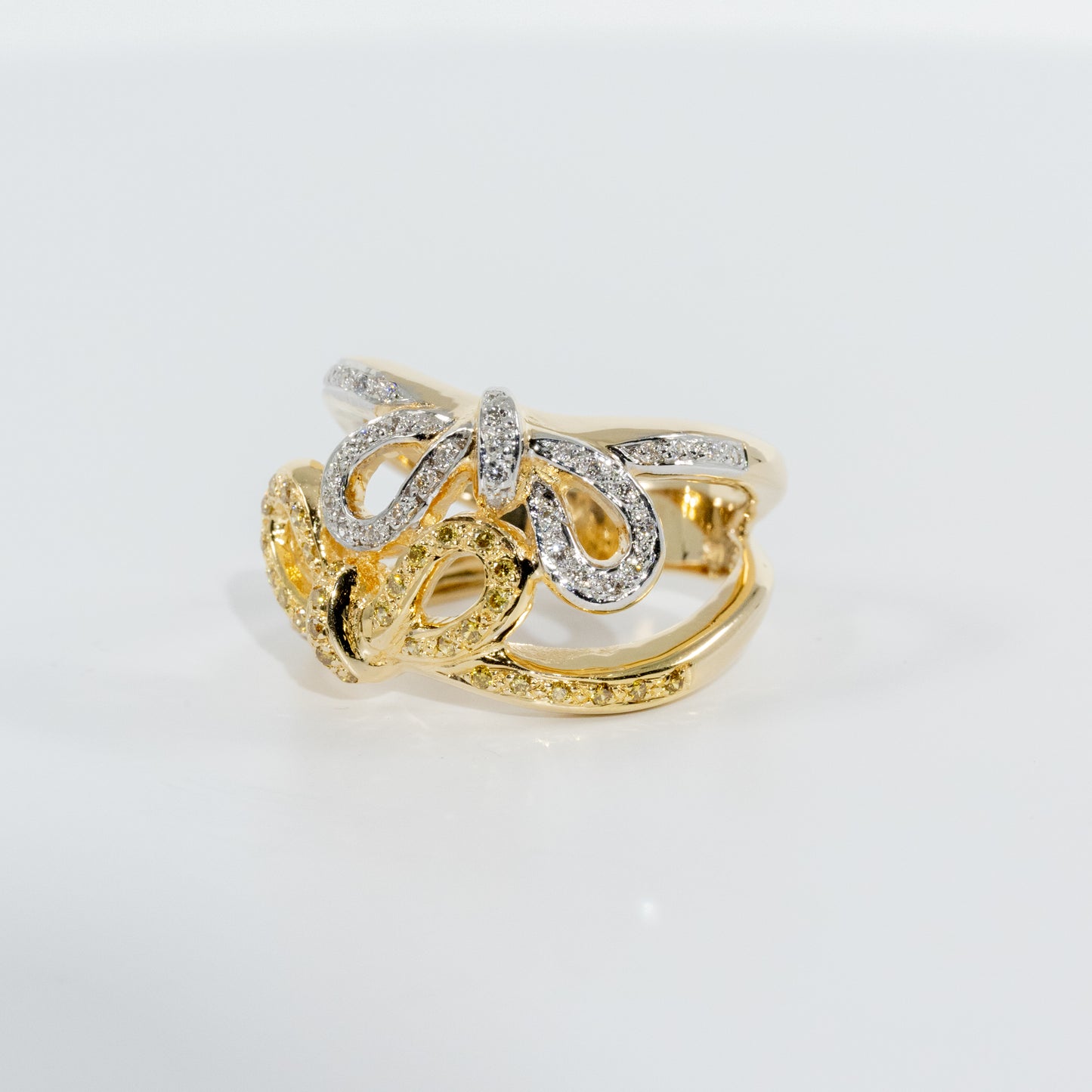 14kt Yellow Gold Diamond Ladies Ring