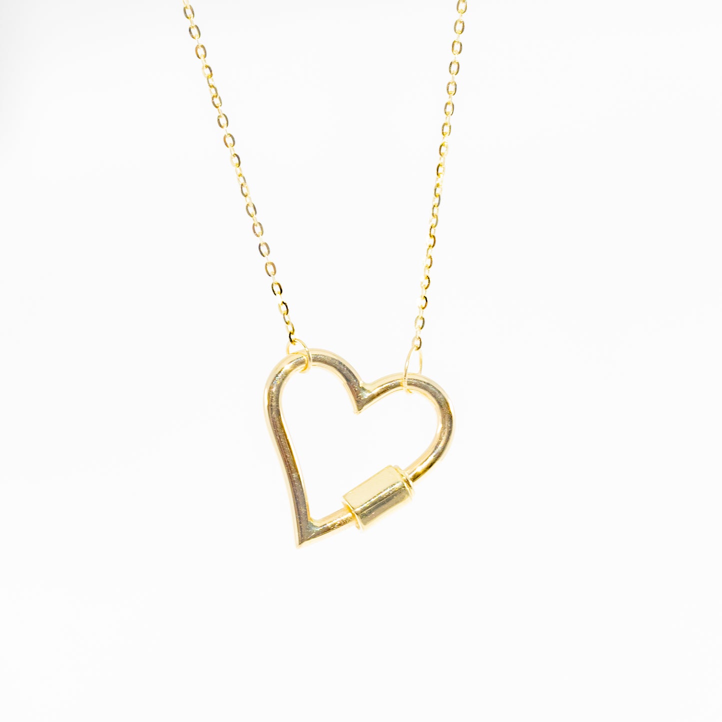 14kt Yellow Gold Heart Necklace