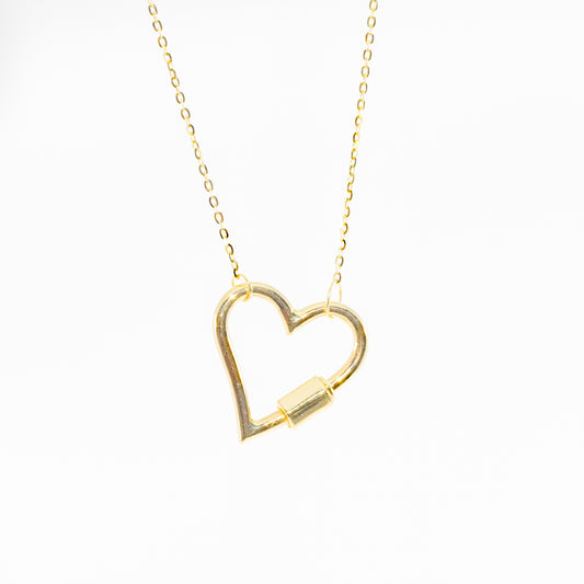 14kt Yellow Gold Heart Necklace