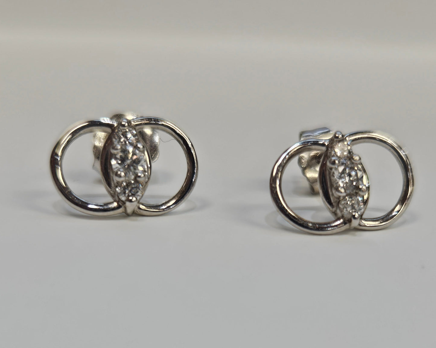 14k White Gold Diamond .25 ctw Earrings