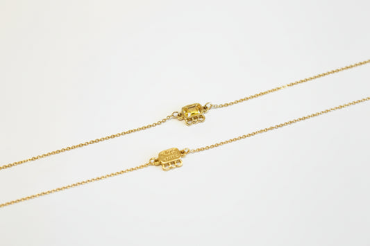 14k Yellow Gold Mayan bracelet 1.1 dwt