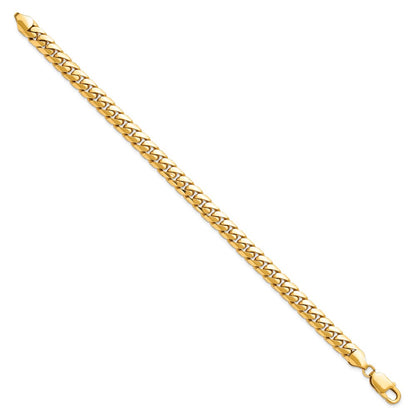 14k 6.75mm Solid Miami Cuban Bracelet
