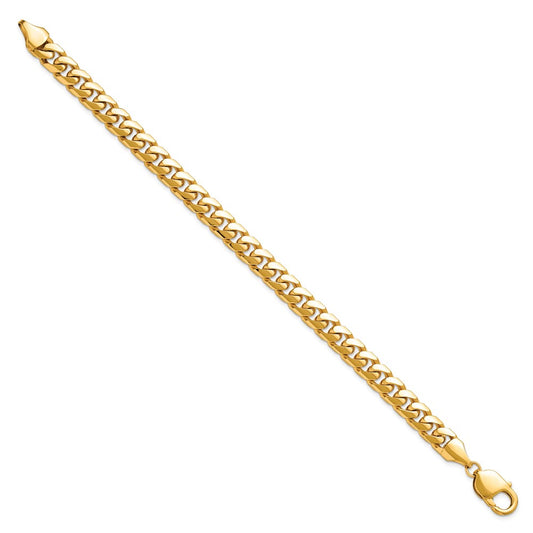 14k 8mm Solid Miami Cuban Bracelet