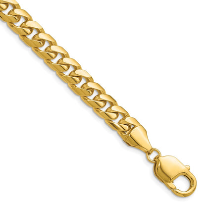 14k 8mm Solid Miami Cuban Bracelet