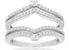 14K/W GOLD DIAMOND INSERT 0.60CT RYM