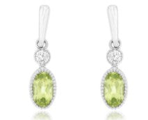 14K/W GOLD DIA0.05CT 0.25CT PRDT EARRINGS