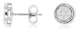 14K WHITE GOLD DIAMOND 0.33 CTW EARRINGS