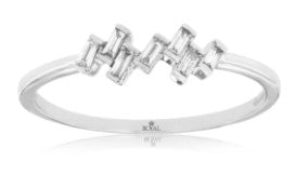 14K/WHITE GOLD LADIES RING 0.10 CTW RYM
