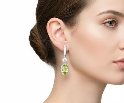 14K/W GOLD DIA0.05CT 0.25CT PRDT EARRINGS