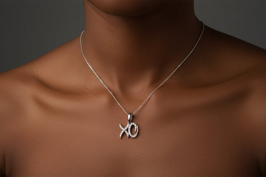 14K WHITE GOLD DIAMOND PENDANT 0.09 CTW