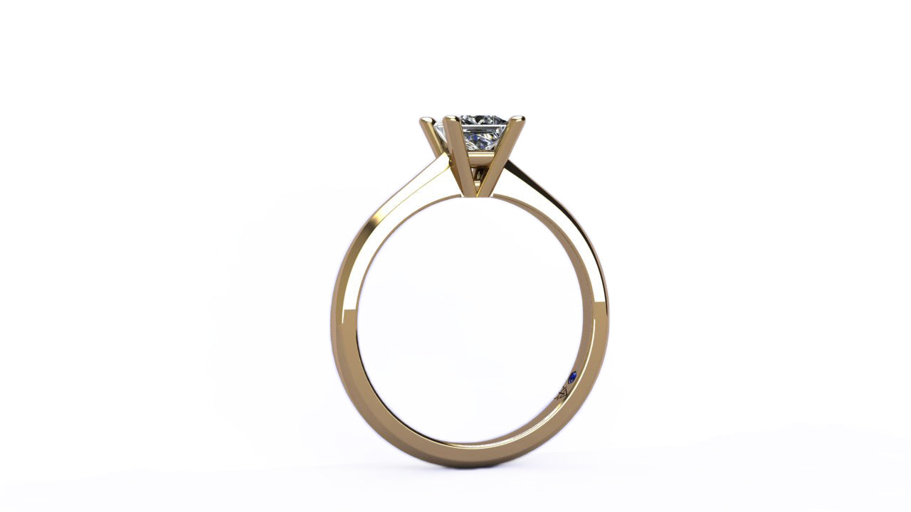 Princess Cut Solitaire